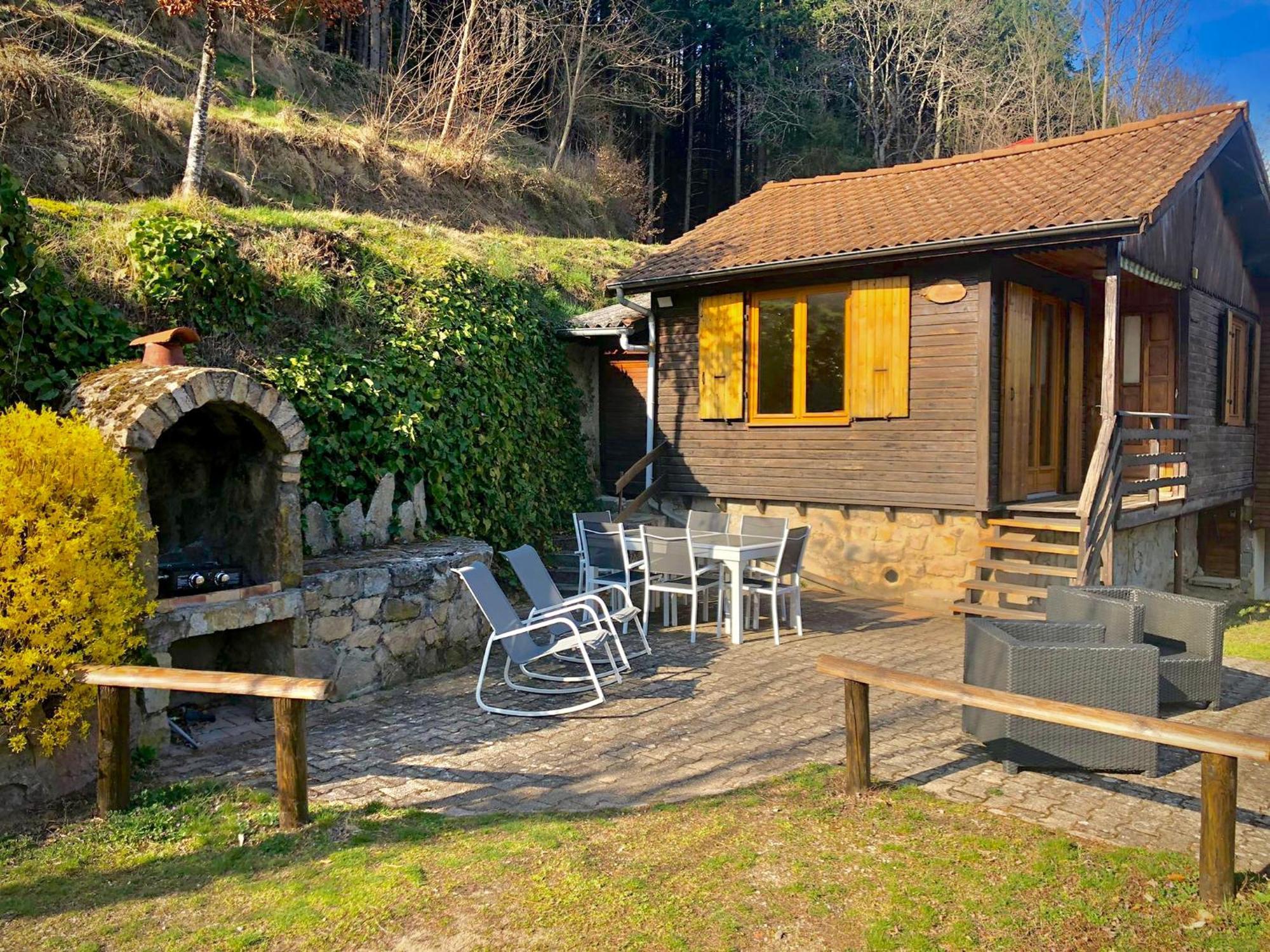 Chalet Les Accacias Vocance 外观 照片